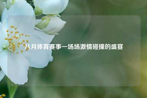 八月体育赛事一场场激情碰撞的盛宴
