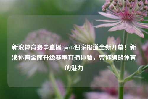 新浪体育赛事直播sports独家报道全新开幕！新浪体育全面升级赛事直播体验，带你领略体育的魅力