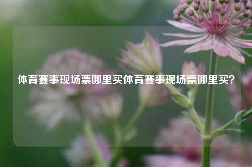 体育赛事现场票哪里买体育赛事现场票哪里买？