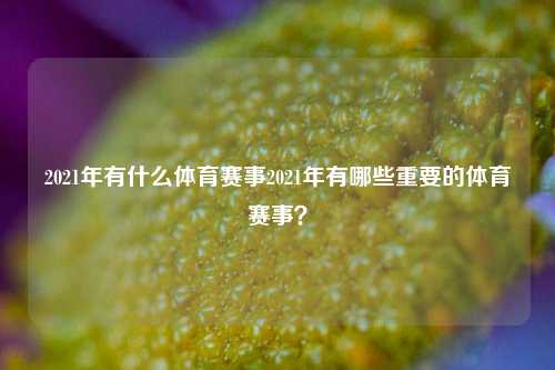2021年有什么体育赛事2021年有哪些重要的体育赛事？
