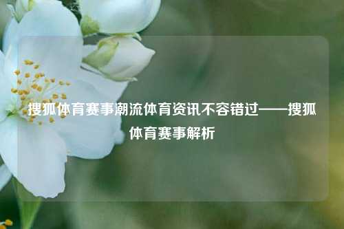 搜狐体育赛事潮流体育资讯不容错过——搜狐体育赛事解析